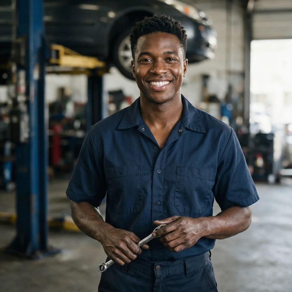 Auto Mechanic at work