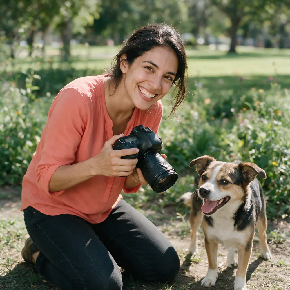 Pet Photographer at work