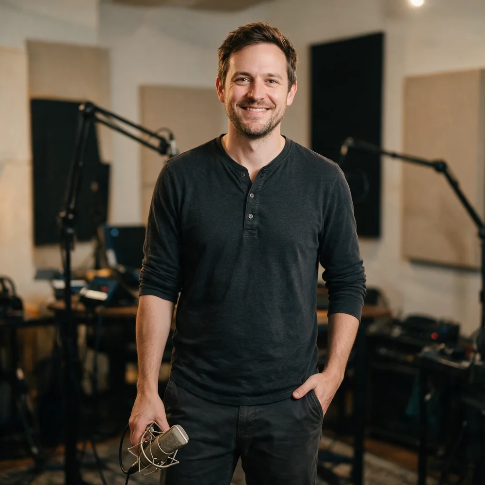 Podcast Producer at work