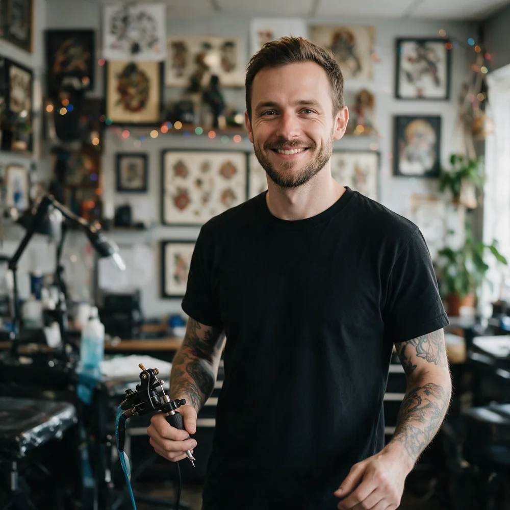 Tattoo Artist at work