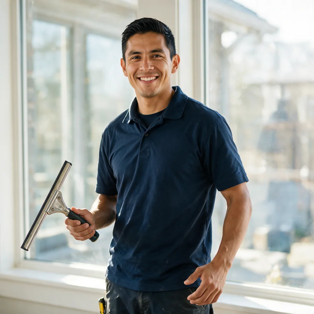 Window Cleaning Pro at work