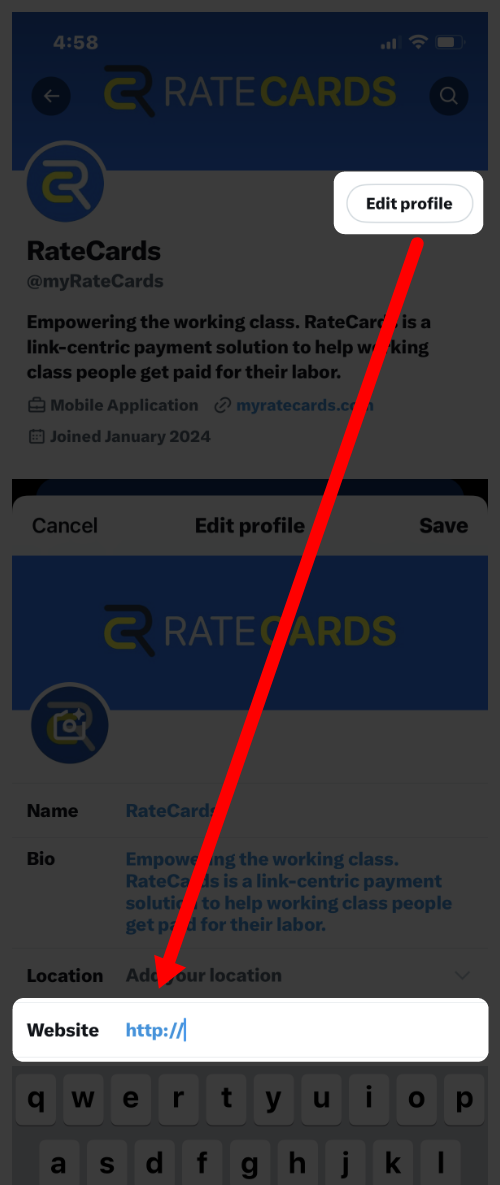 How to add Link-in-Bio to Twitter profile How to add Link-in-Bio to Twitter profile